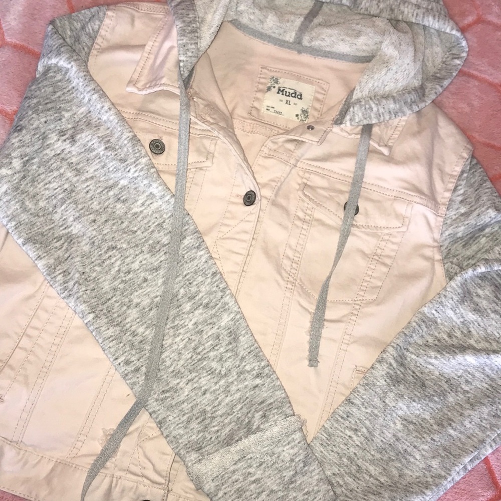 Light Pink & Grey Jacket